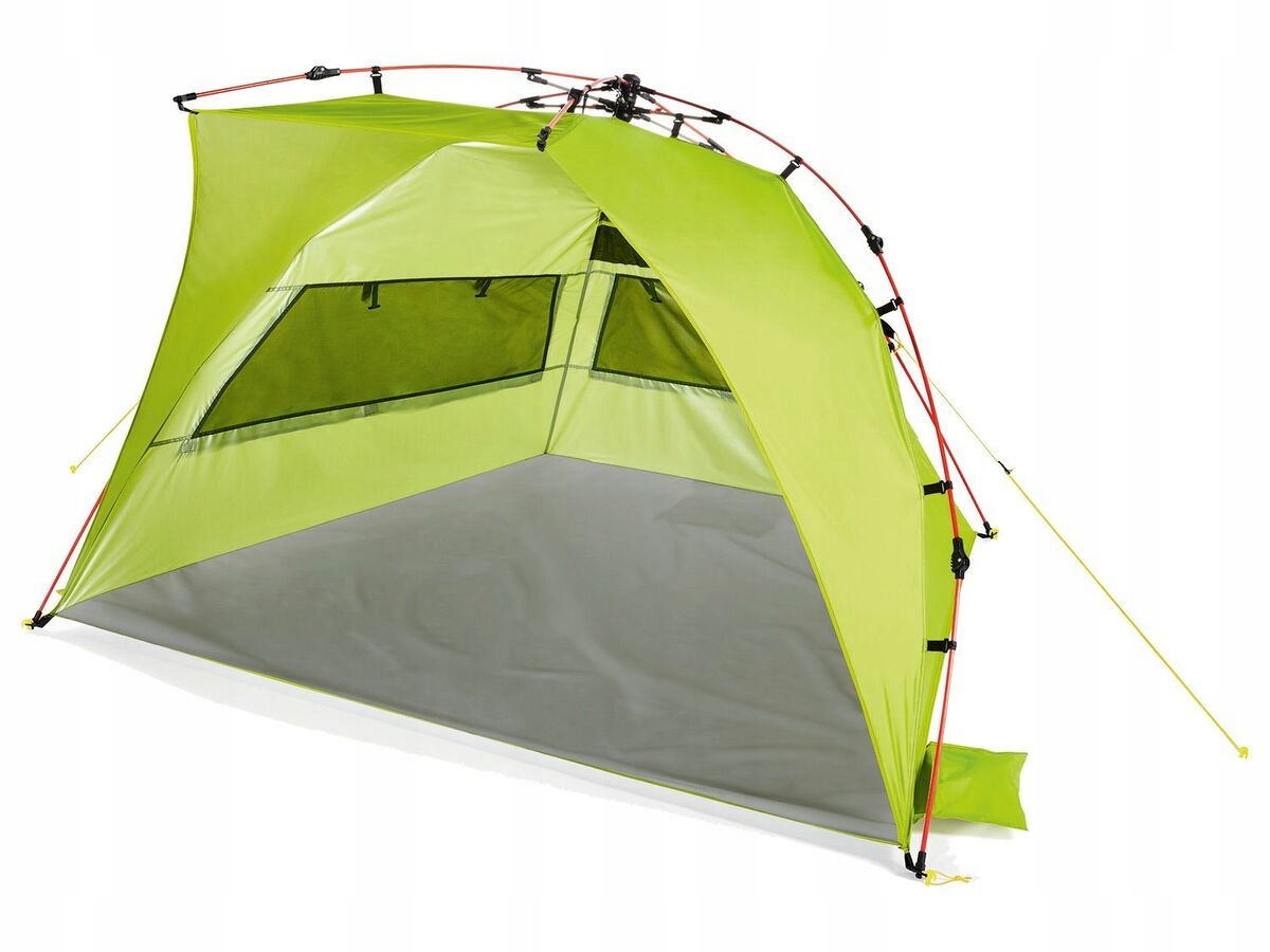 NAMIOT PLAŻOWY ZASŁONA ZIELONY SAMOROZKŁADAJĄCY PARAWAN FILTR UV