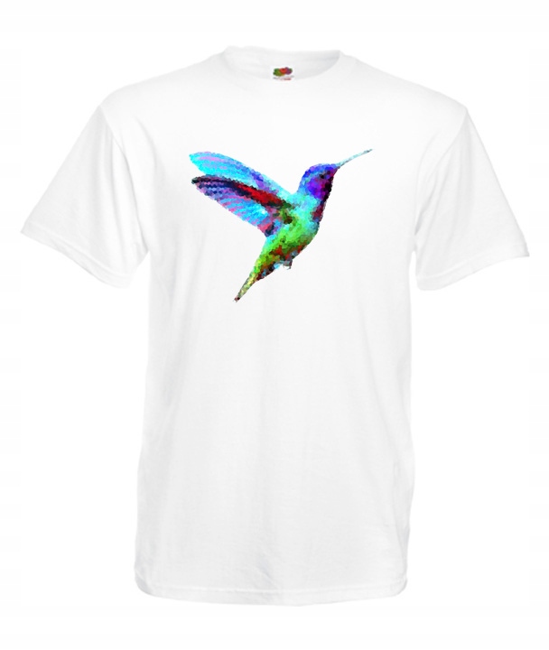 

XXL Koszulka Męska Koliber Skandynawski Ptaszek