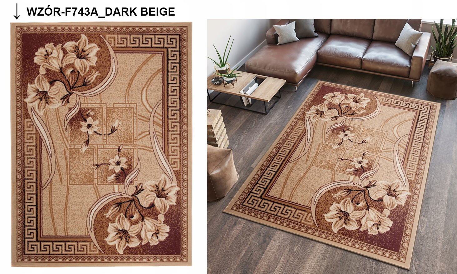 DYWANY CHEMEX DYWAN 200x300 ATLAS BCF RÓŻNE WZORY Wzór klasyczny