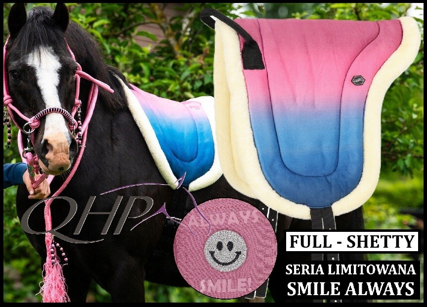 Pas pad z uchwytem do jazdy na oklep Rosalynn smile always Qhp Pony