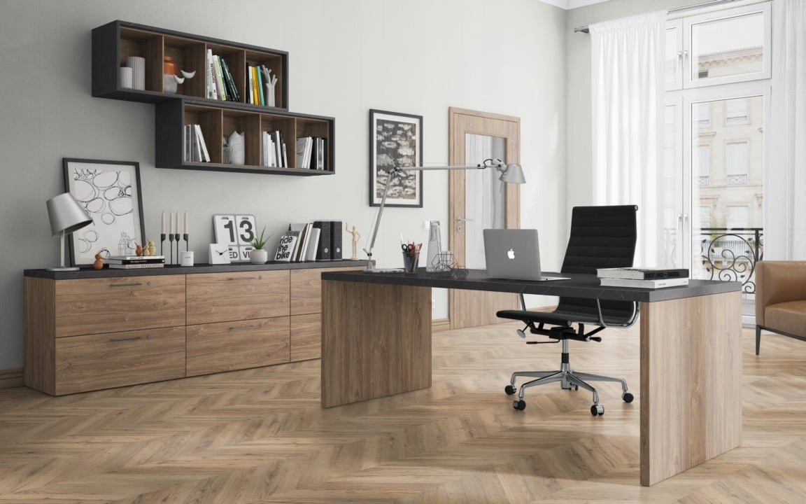 Panele JODEŁKA EPL012 Dąb Rillington Ciemny EGGER Liczba m² w opakowaniu 2.535