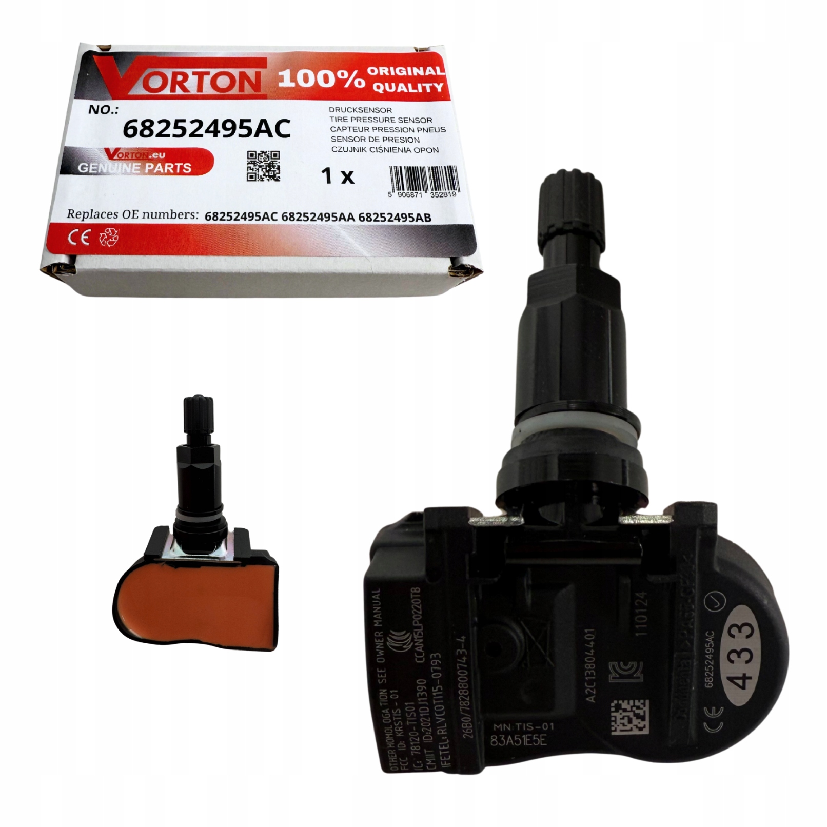 Snímač Tlaku Vzduchu Kol Pneumatik Tpms Jeep Grand Cherokee Dodge Durango