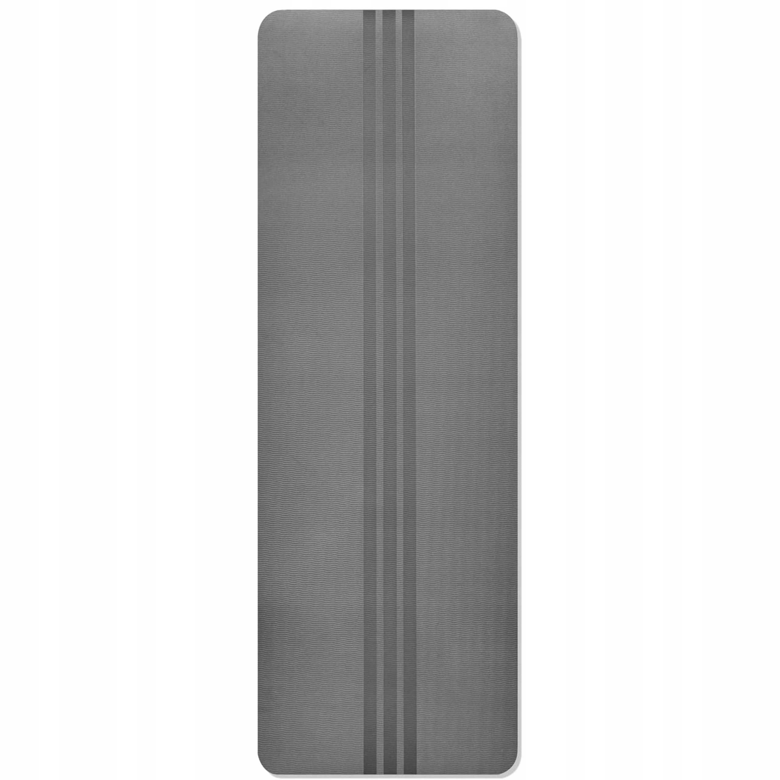 Podložka na jógu adidas Double Sided 6 mm Eva/tpe, oboustranná, šedá