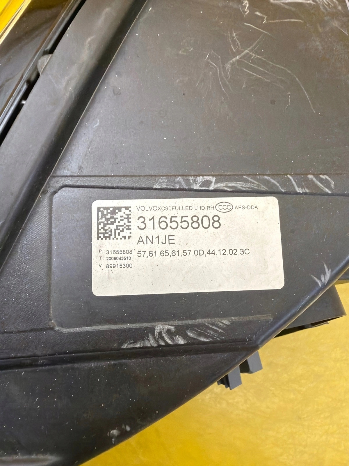 light right front Volvo XC90 II Full Led 15- 31655808
