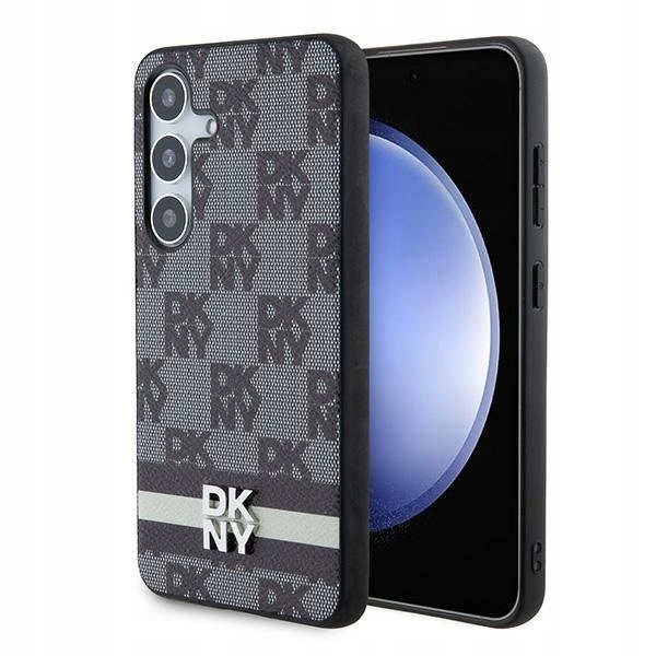 Pouzdro Dkny Leather Checkered Mono Pattern & Printed Stripes pro Samsung Galax