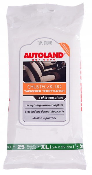 

Autoland chusteczki do czyszczenia tapicerki 25szt