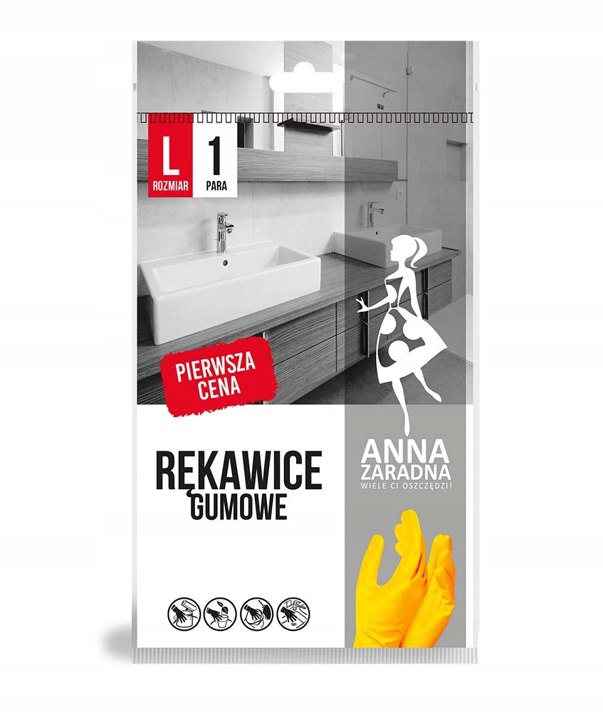 

Rękawice Rękawiczki Gumowe Żółte L A Zaradna