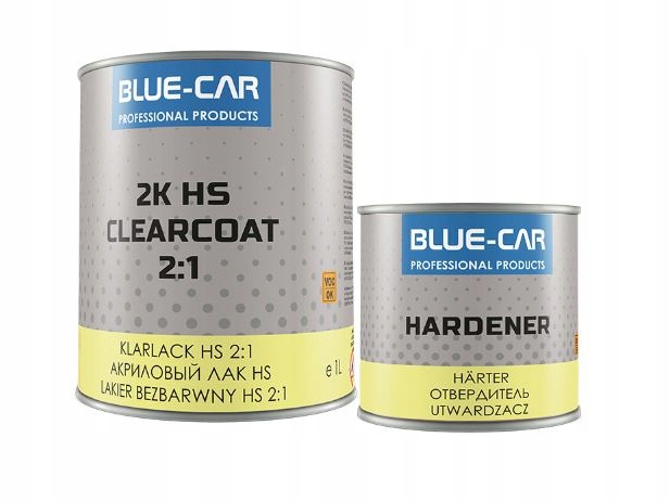 

Lakier Bezbarwny Hs 0,5L+UTWARDZACZ 0,25L Blue-car