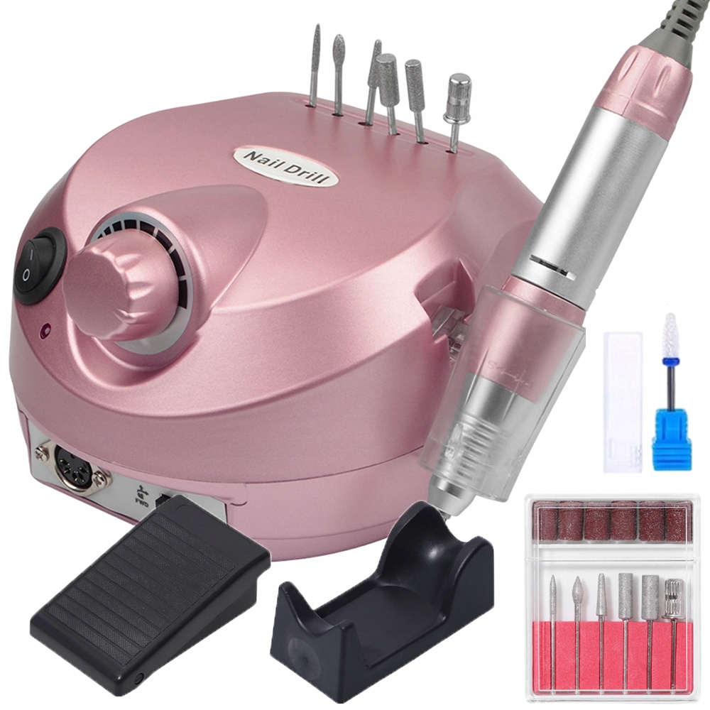 Bruska Na Nehty Výkonná 65W Profesionální Frézy