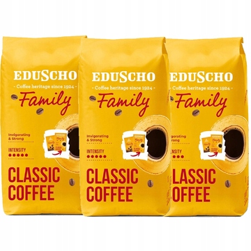 Levně Káva zrnková Robusta Tchibo Family 1000 g x3