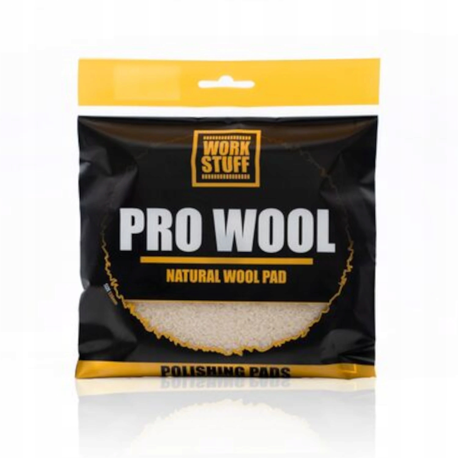 Work Stuff Pro Wool Pad polerski z nauralnego futra 130mm