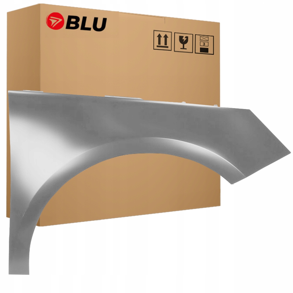 Blu Blatník Audi A1 8X LX7G pravý šedý 10-18 přední pozink ChronosGrau