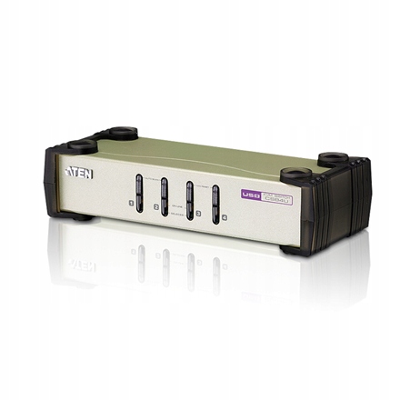 Aten 4-portový prepínač Kvm PS/2-USB Vga Aten 4-portový prepínač Kv