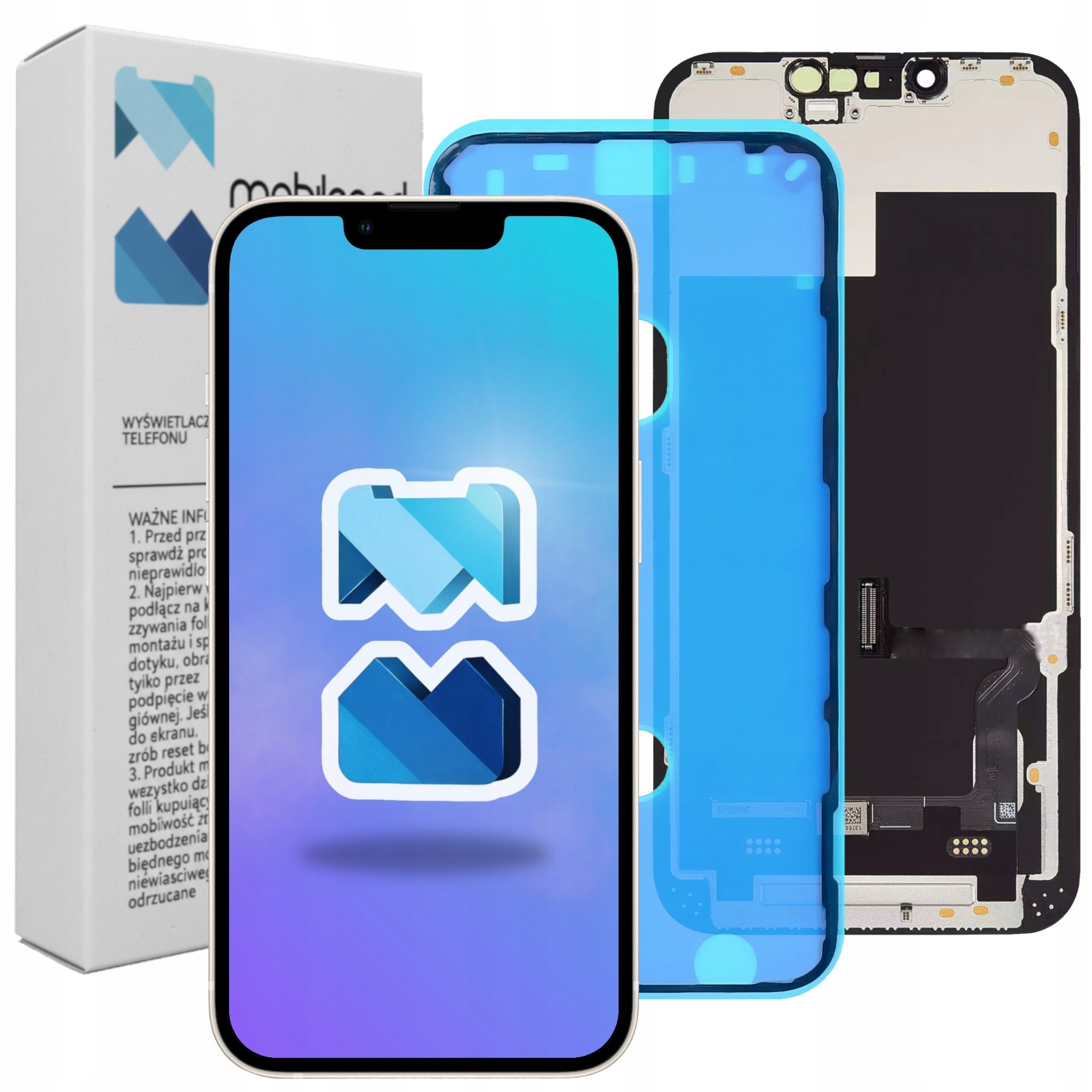 Matryca do iPhone 13 LCD Ekran Ramka Uszczelka Incell A2633 A2482 A2631