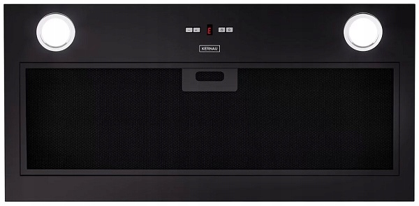 Skriňový digestor Kernau KBH0661B Kitchen Connect čierny s pevným zabudovaním