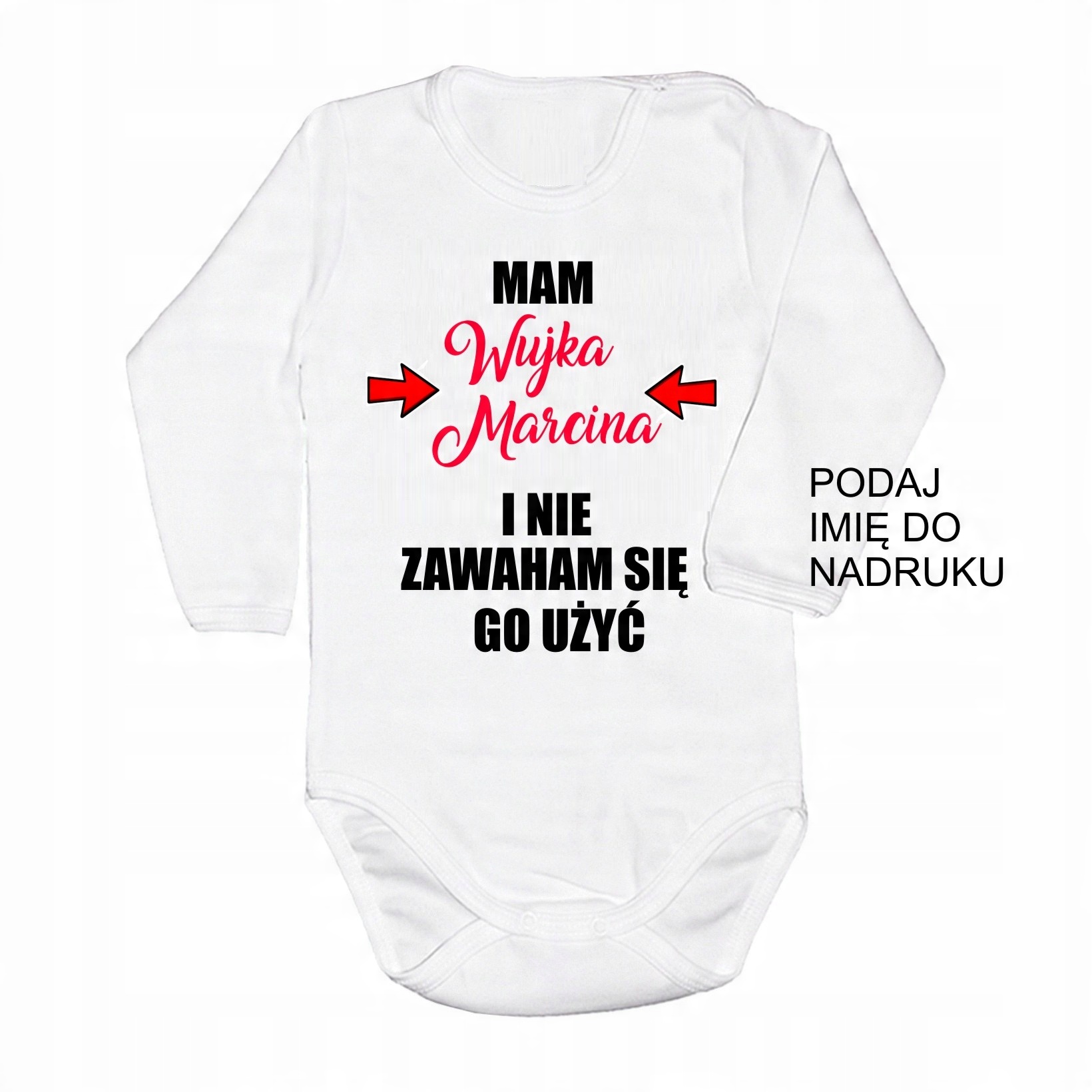 

Body Mam super Wujka personalizowane 62