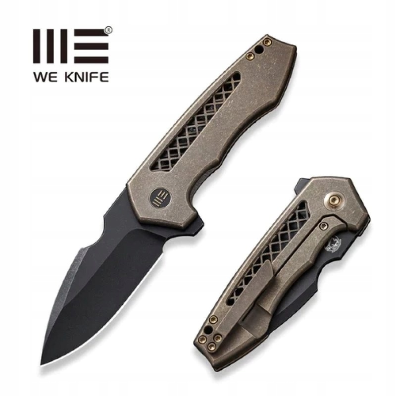 Nůž We Knife Harpen Bronze Titanium, černá (WE23019-3)