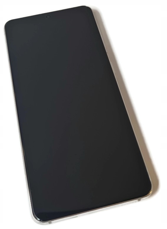 Org LCD displej originálny s rámčekom pre Samsung Galaxy S21 5G SM-G991 biely