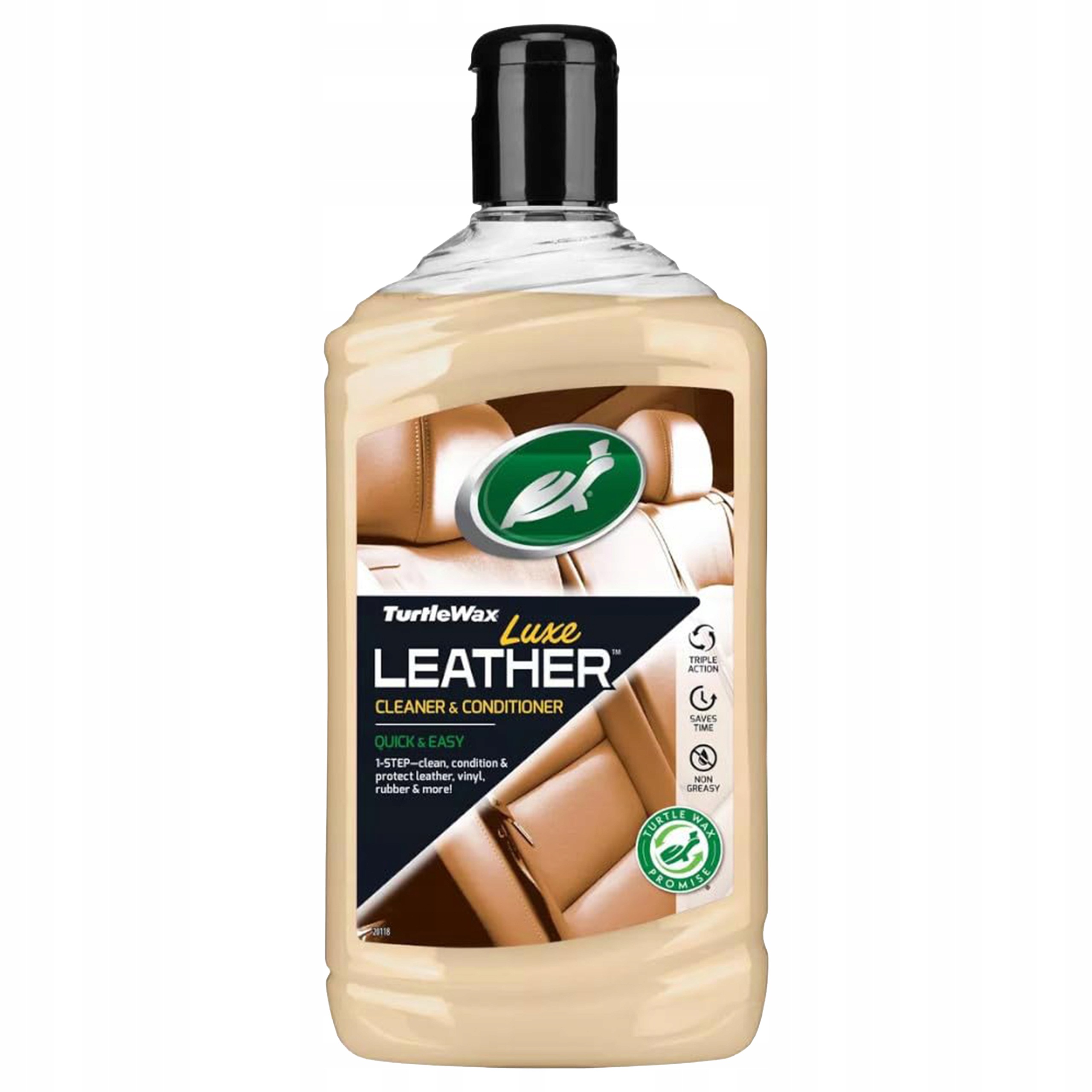 Mleczko do skóry 500ml Turtle Wax Luxe Leather do czyszczenia pielęgnacji