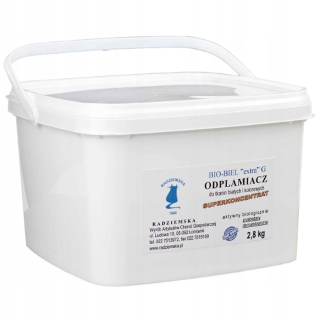 Levně Odstraňovač Skvrn V Prášku Pro Gastronomické Skvrny Bio-biel „g“ 2,8 kg Radziemska