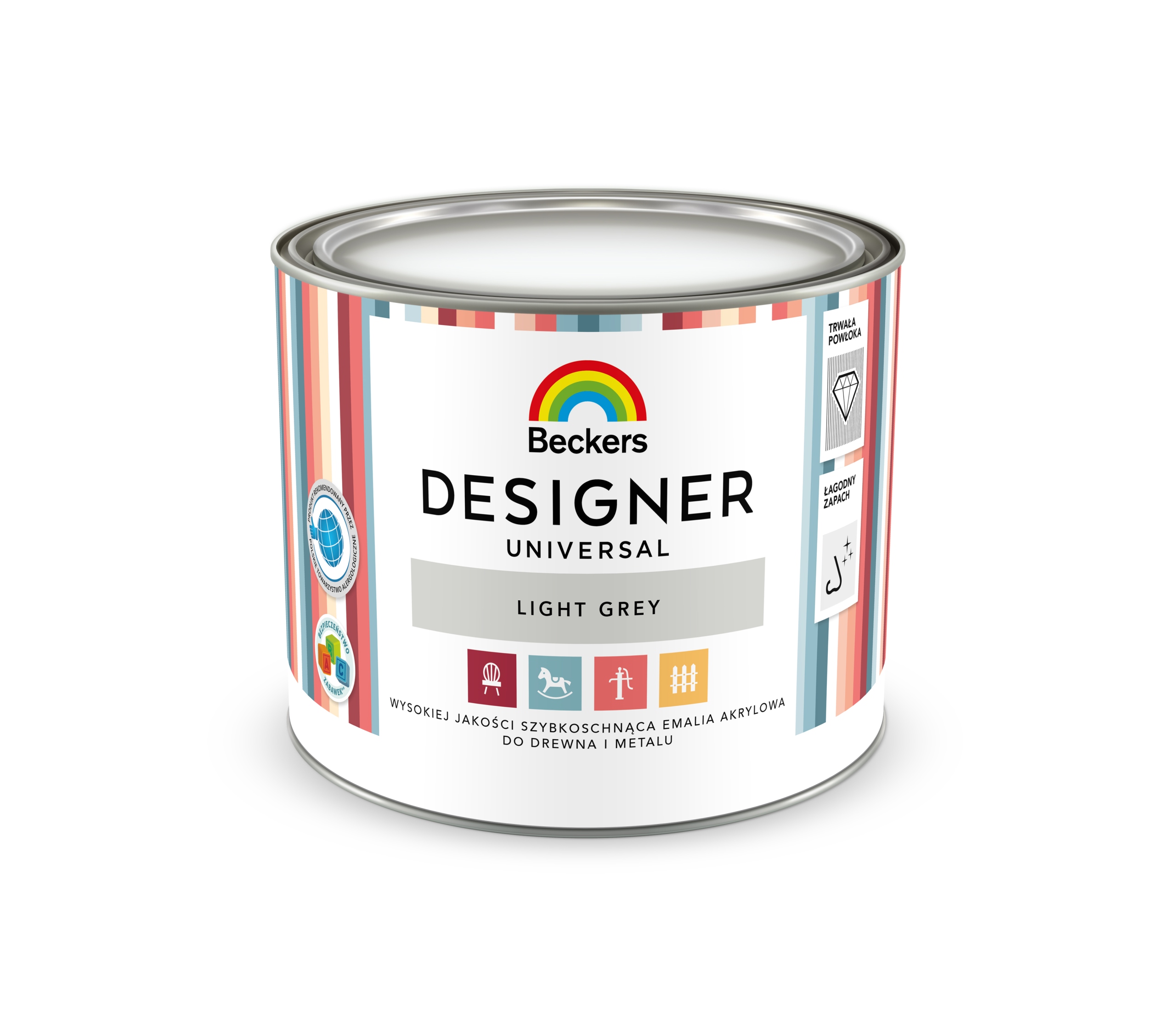

Beckers Designer Emalia 0,5L Drew/met Light Grey