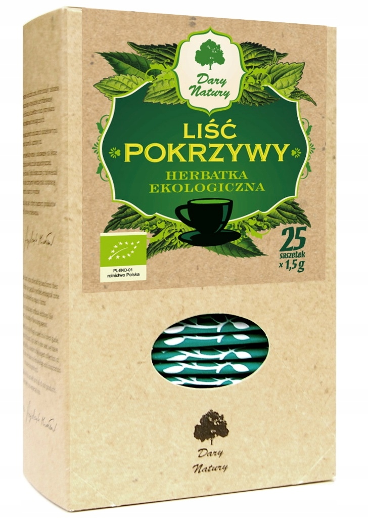 

Herbata Pokrzywa Liść pokrzywy Bio 25 Dary Natury