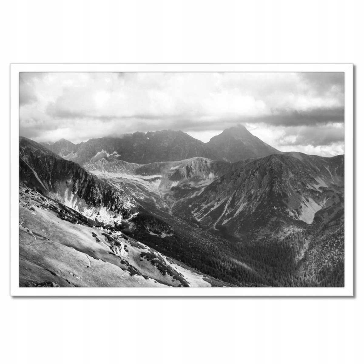 Plakáty v rámu 60x40 Tatry Polské hory Pohled