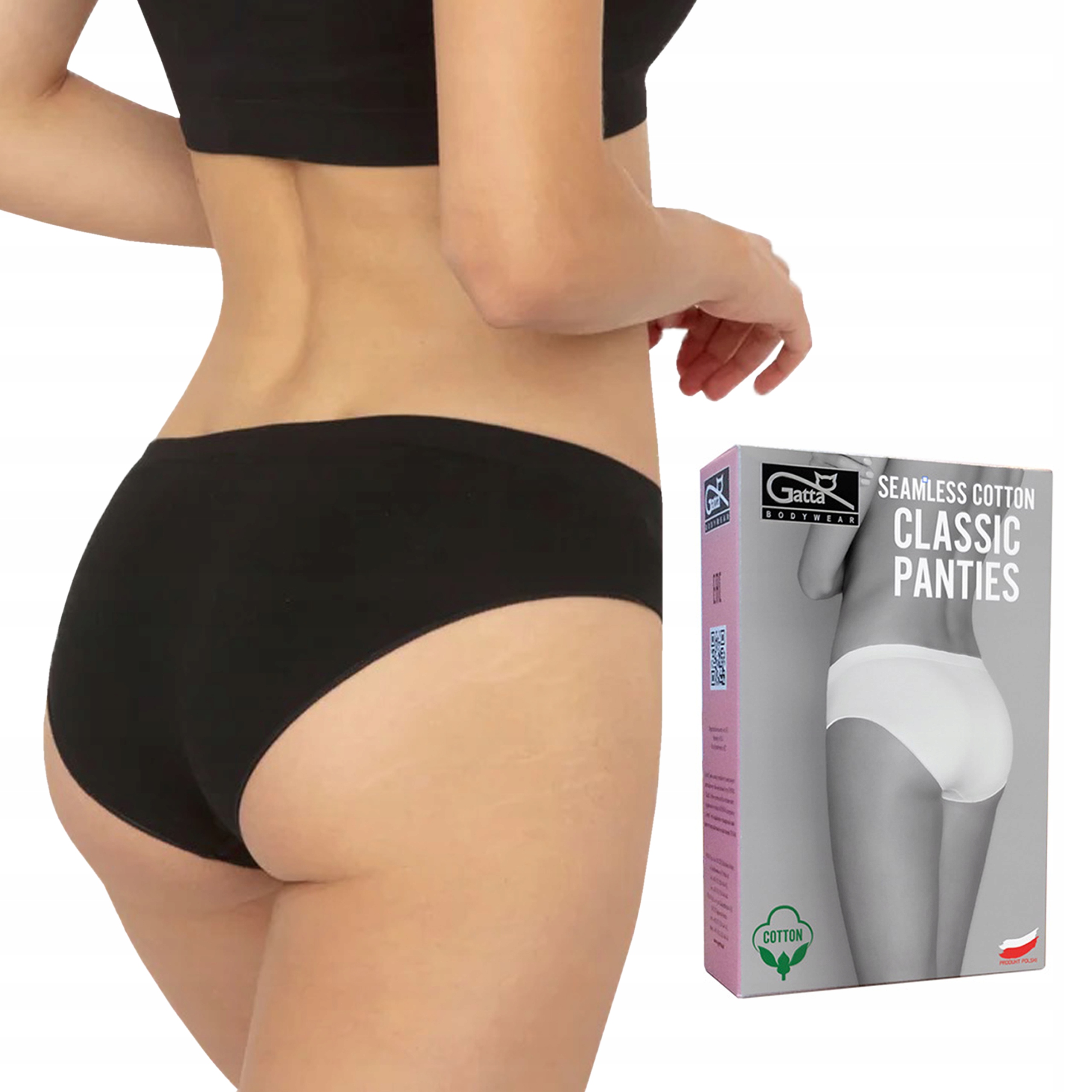 

Majtki, figi Gatta Classic Panties bawełna black M