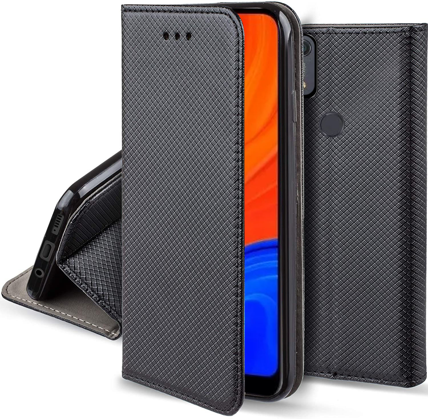

Etui do Huawei Y6S Smart Magnet Case Szkło