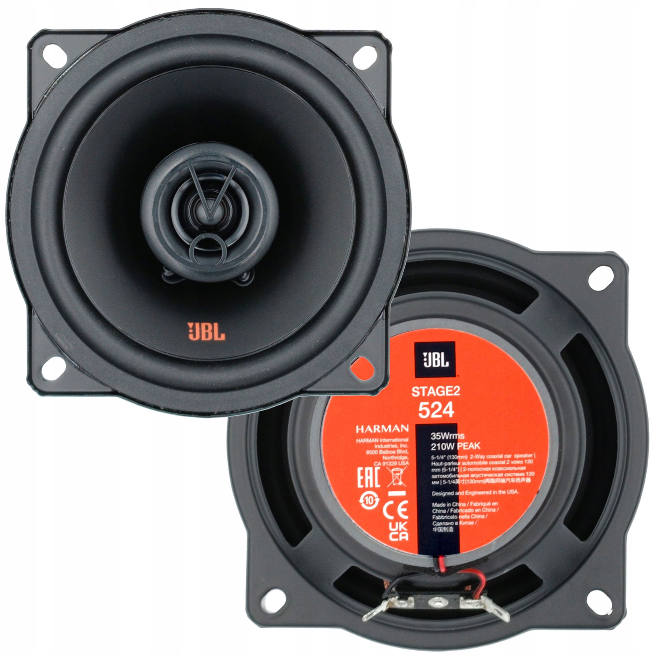 Głośniki samochodowe dwudrożne JBL STAGE2 524 2 szt. - Sklep