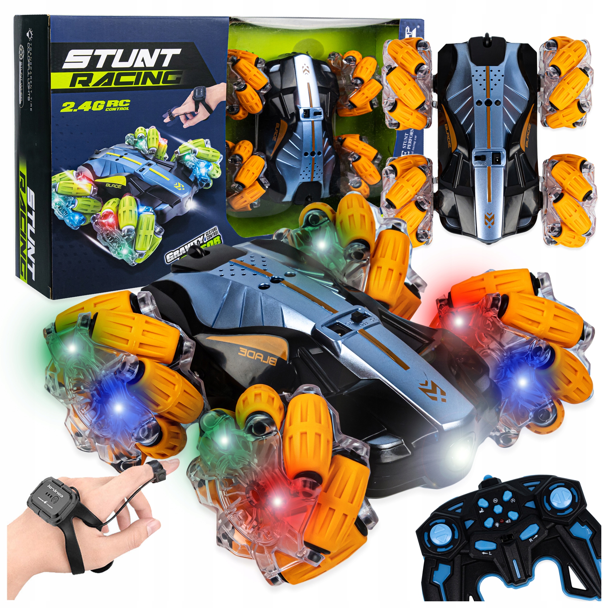 

Samochód Twister Dwustronny Sterowany Ręką Gestami