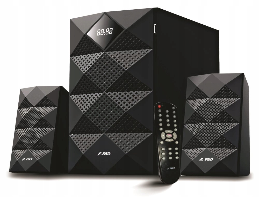 Fenda F&d repro A180X/ 2.1/ 42W/ černé/ BT4.0/ Fm rádio/ Usb přehrávání/ dá