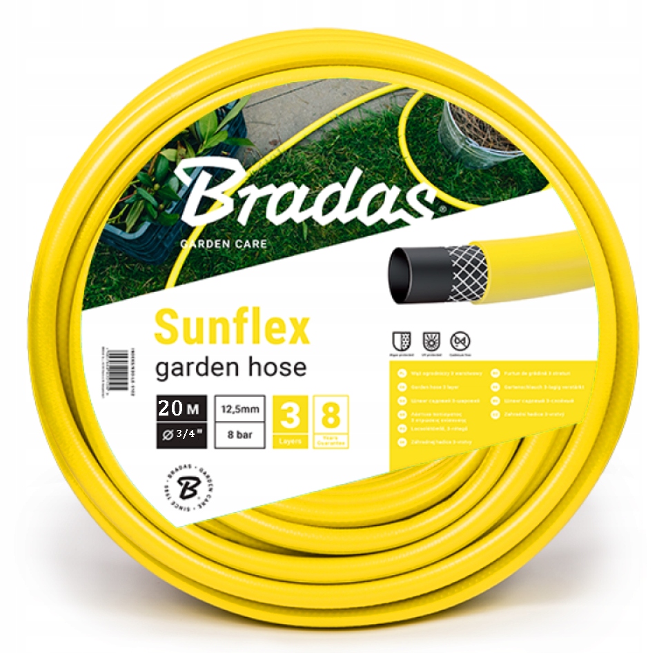 Wąż ogrodowy Sunflex 1" 20m Bradas WMS120