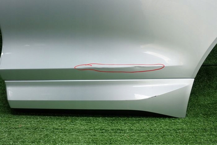 SKODA ENYAQ door left rear. rear part
