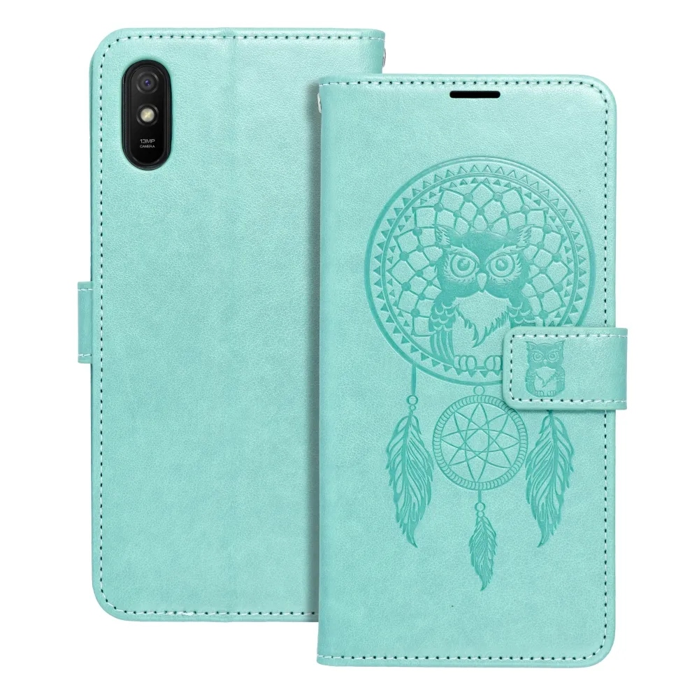 Kabura Mezzo Book do Xiaomi Redmi 9AT Redmi 9A łapacz snów zielony