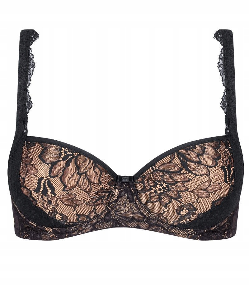 Černá krajková vyztužená podprsenka Triumph Amourette Charm Whp 02 70A
