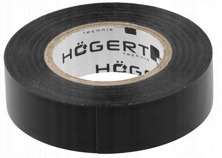 HOGERT Taśma izolacyjna PVC czarna 20m HT1P281