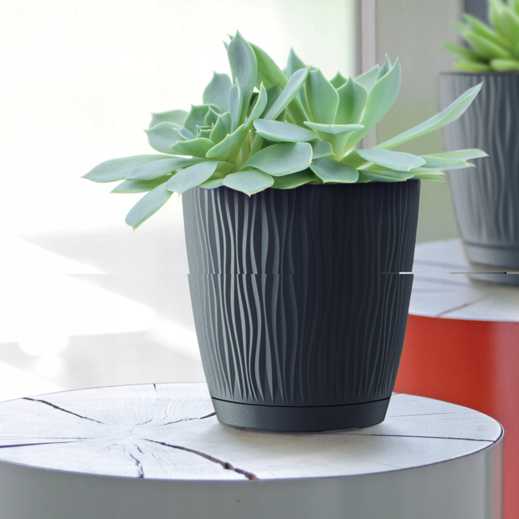 DONICZKA OSŁONKA OKRĄGŁA Z PODSTAWKĄ 16,8 CM ANTRA Stan opakowania oryginalne