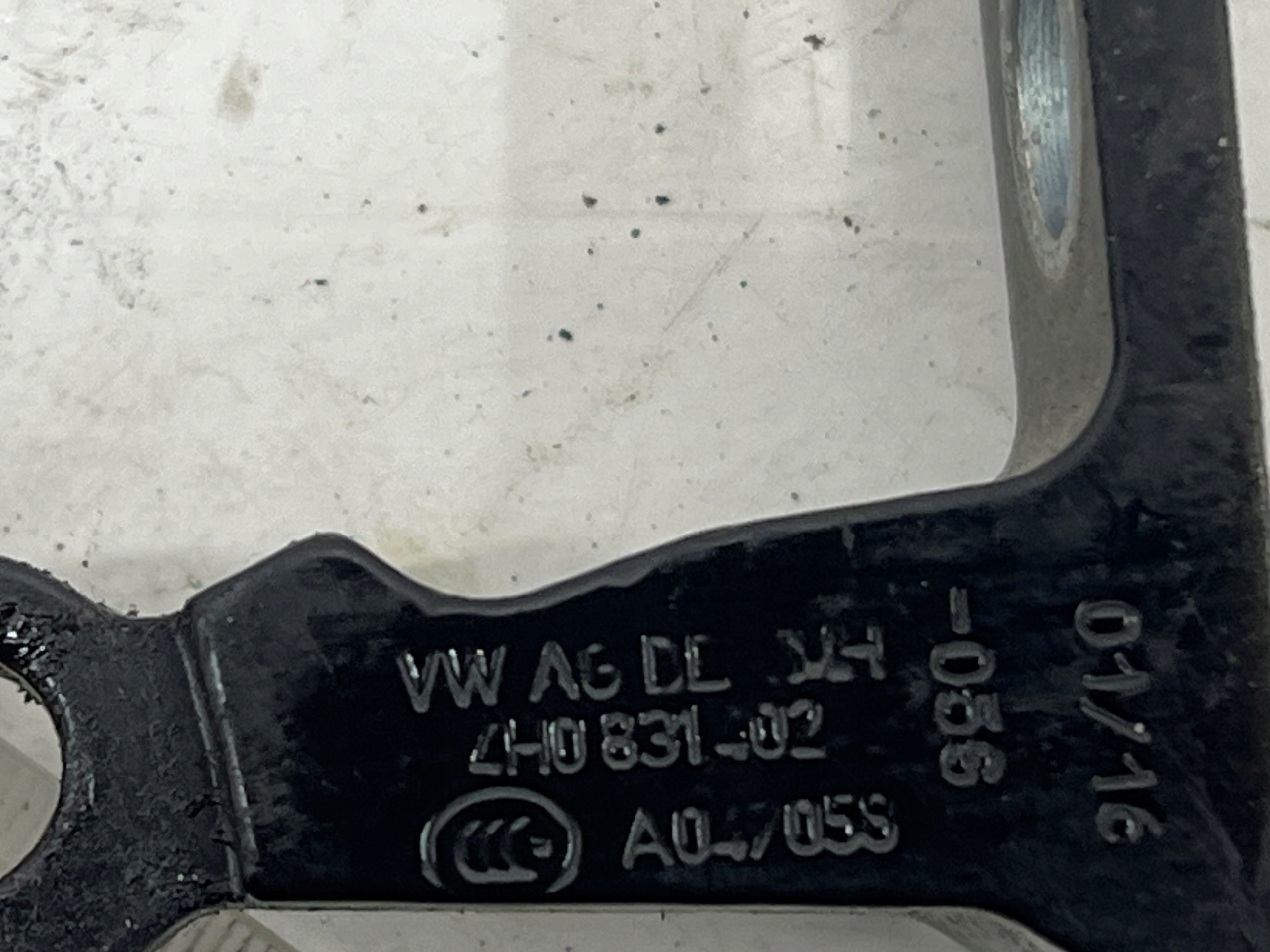 AUDI A7 4G LIFT hinge hinges door right front GORA+ DOL KOMPLET LY9T