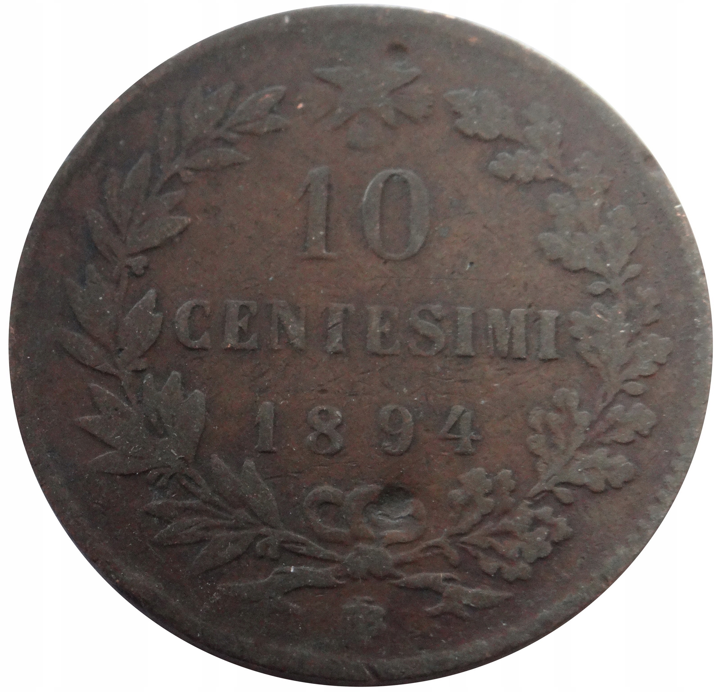 [10786] Włochy 10 centesimi 1894