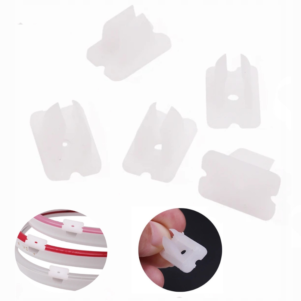 

5x Uchwyt Montażowy Do Taśmy Neon 12V Led Flex