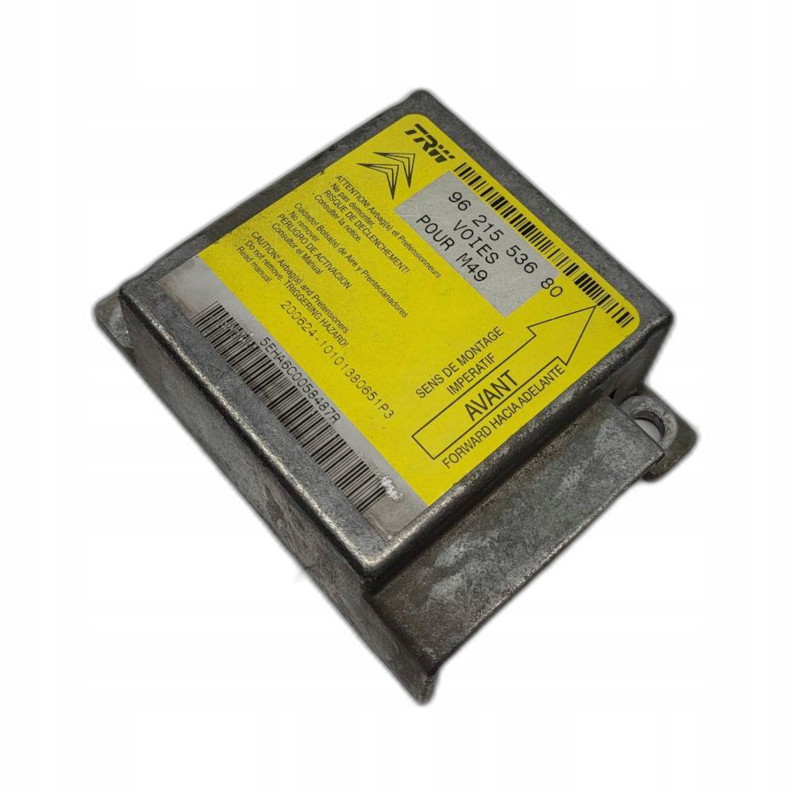modulo airbag airbag Peugeot Partner 1.8 8V 9621553680