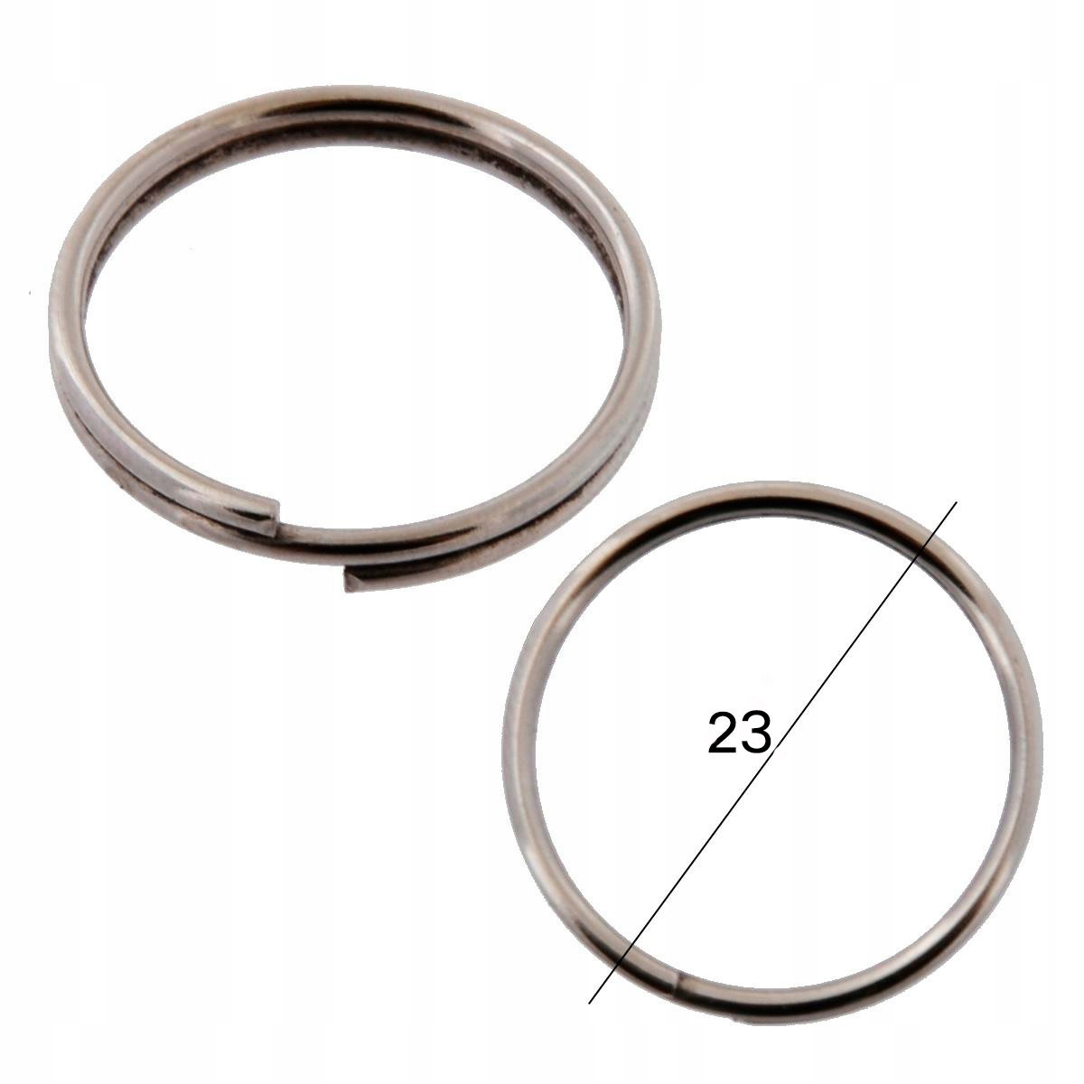 

Kółka Do Kluczy Breloków Zwykłe 23mm 50 szt.