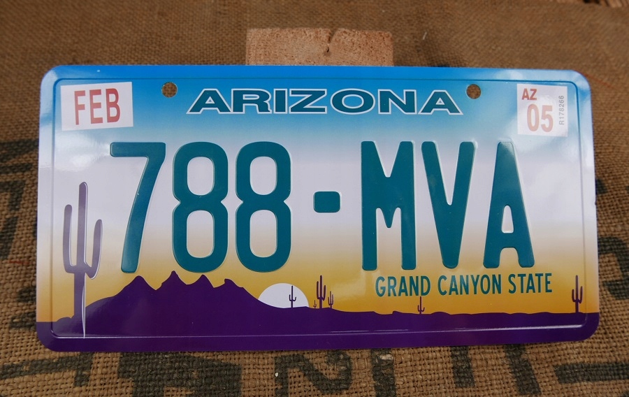 Arizona Tablica Rejestracyjna USA