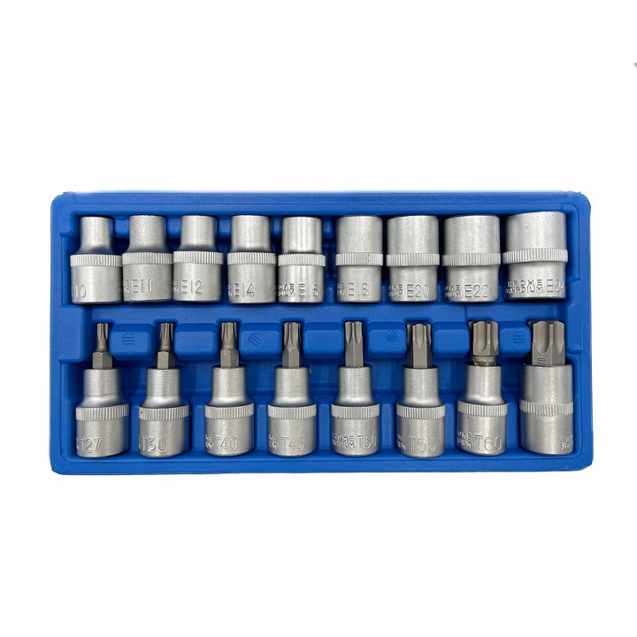 ZESTAW NASADEK NASADKI KLUCZE BITY TORX 1/2'' 17EL Marka Falon-Tech
