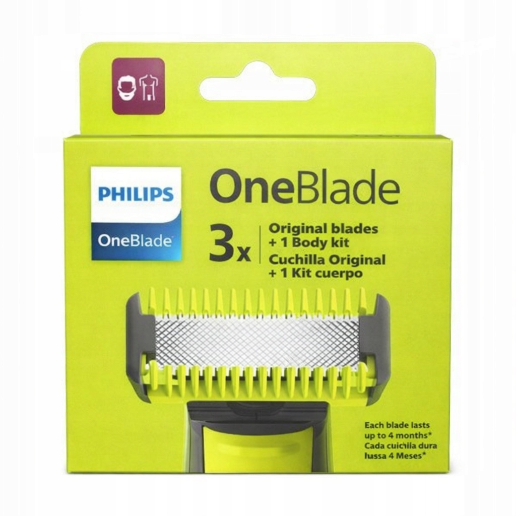 Philips One Blade pro holicí strojek QP630, originální nástavce