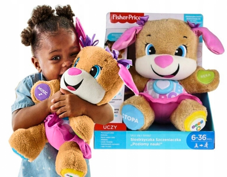 FISHER PRICE SIOSTRZYCZKA SZCZENIACZKA UCZNIACZKA