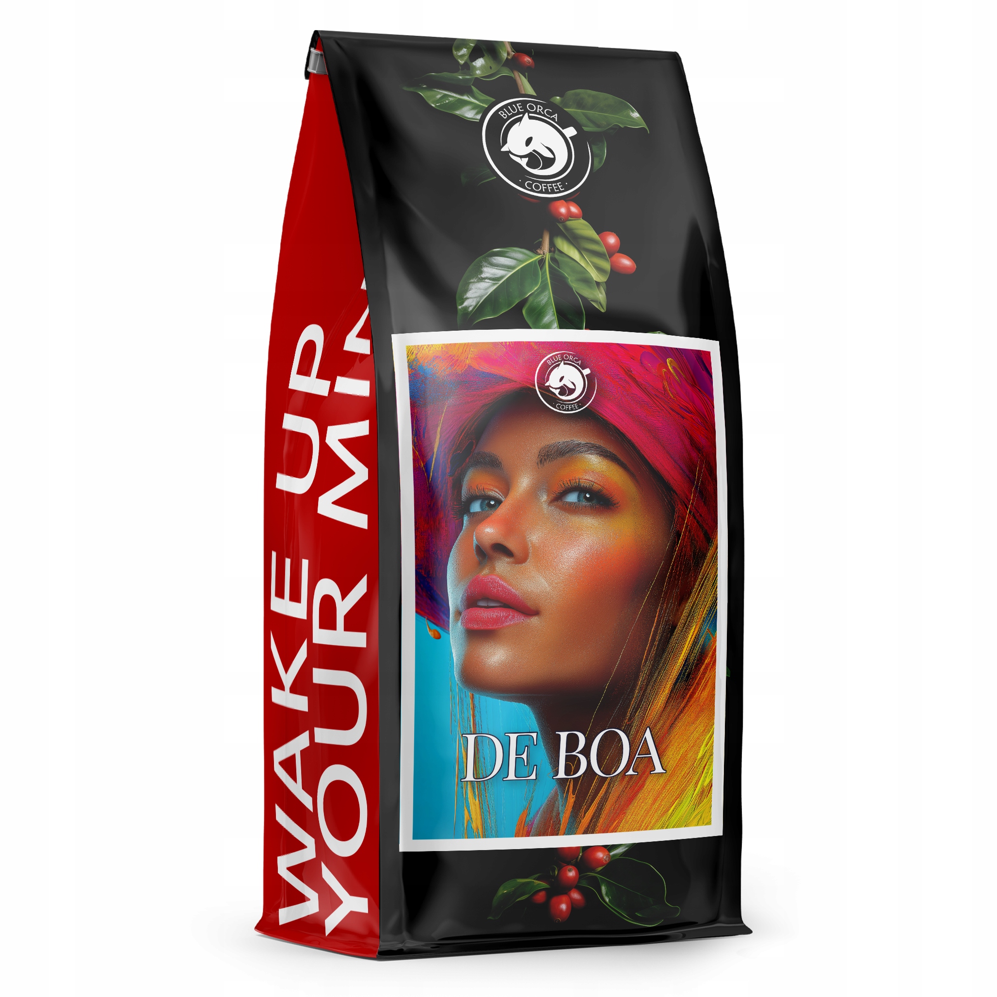 Levně Káva zrnková 1 kg De Boa 100% Arabica Čerstvě Pražená Blue Orca Cofee