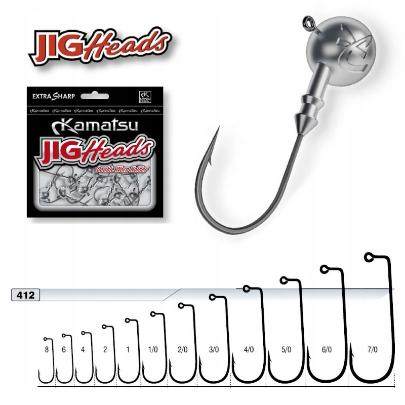 Jigová hlavička Kamatsu Extra #2/0 18.0g 4.4cm