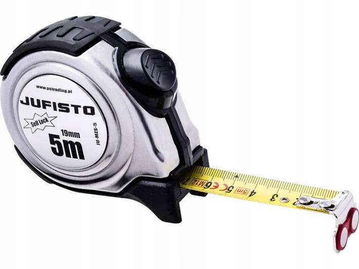 

Miara Metrówka Zwijana Stalowa 5 M 19 MM